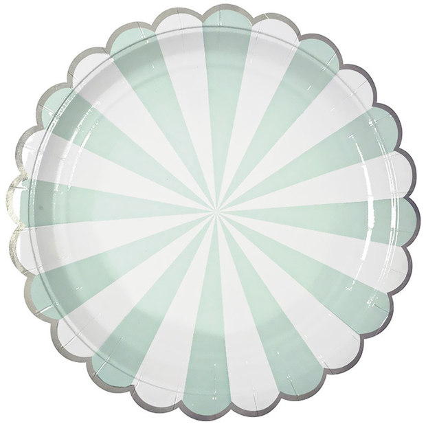 Тарелки Серебряная кайма, Тиффани