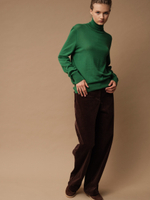 J0215 Джемпер женский, зеленый dbr (M)