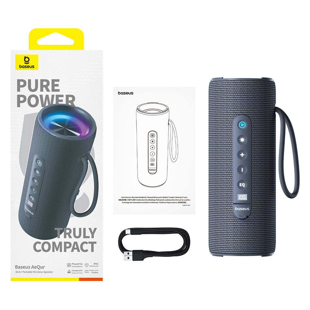 Беспроводная колонка Baseus AeQur 30 Air Portable Wireless Speaker