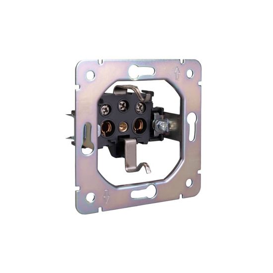 Розетка STRONG 1-ая с/з с/у, со шторками 16А жемчуг KRANZ