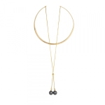 Колье Possebon Graphite Pearl B0501.3 BW/G