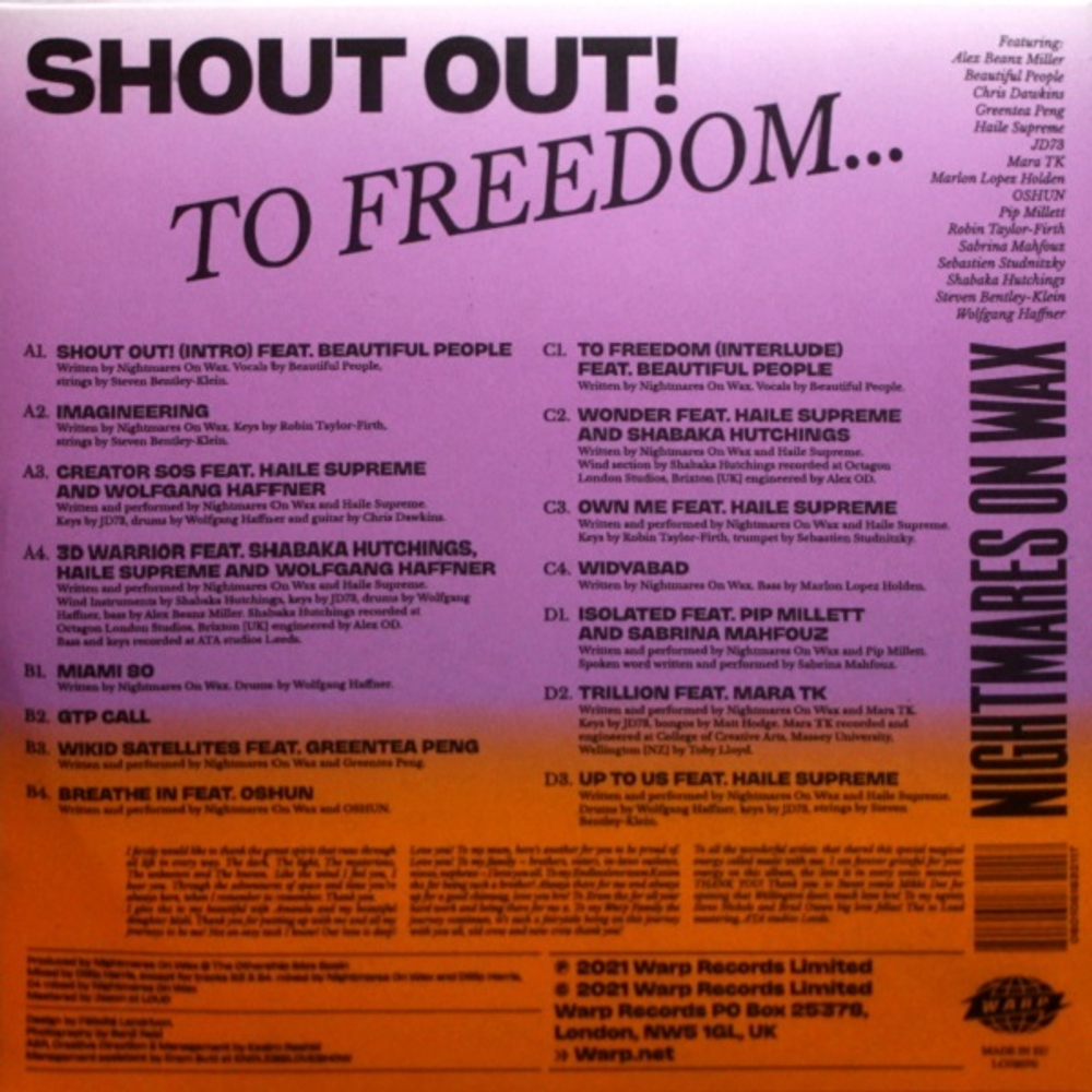 Nightmares On Wax / Shout Out! To Freedom... (Coloured Vinyl)(2LP)