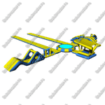 Коммерческий аквапарк на воде «Водный мир» 36×28×3 м