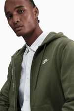 Кофта Nike Club Full-Zip - коричневый