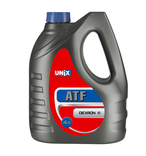 Жидкость для АКПП Unix ATF Dexron III, минеральная, 4 л