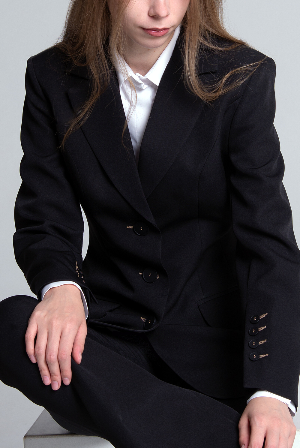 Жакет женский 4659А, черный #89Чер044659А