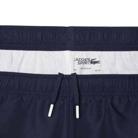 Теннисные шорты Lacoste Printed Diamond Taffeta - blue navy/white