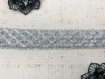 Тесьма люрекс, ш. 2,8 см