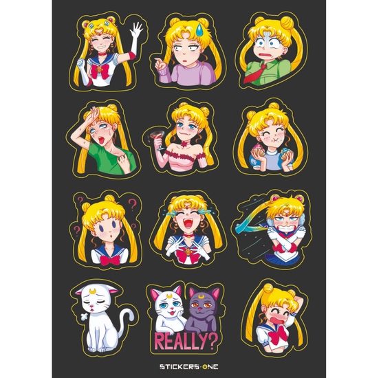 Стикерпак Сейлор Мун Sailor Moon