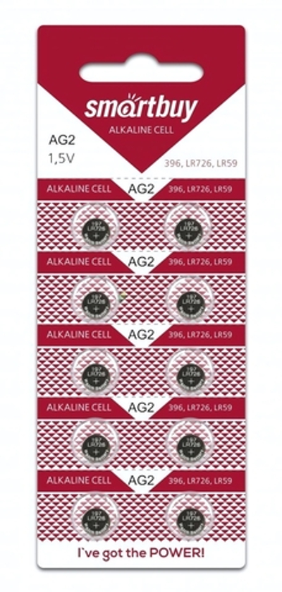 Элемент питания Smartbuy AG2 ВL/10 (комплект 10 шт)