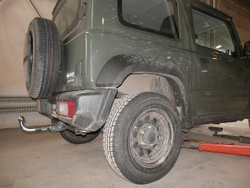 Фаркоп оцинкованный Galia S137C для SUZUKI Jimny, offroad, 2018-(паспорт и сертификат в комплекте)(без электрики)