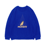 Свитшот "Мопс в понедельник"