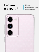 Чехол ROSCO для Samsung Galaxy S23 (арт. SS-S23-TPU-01-TRANSPARENT )