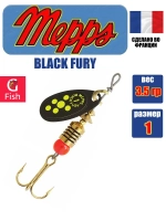 Блесна для рыбалки вращающаяся BLACK FURY 3 Gold