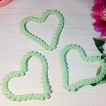 Резинки для волос силиконовые «Your Style - Сердечко», цвет в ассортименте, 5*5,5см