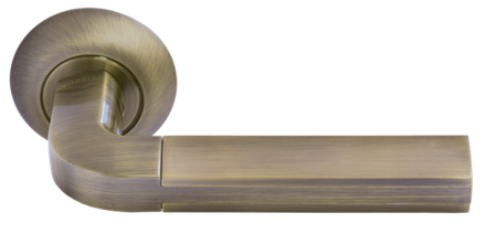 Дверные ручки Morelli "МОЗАИКА" MH-11 MAB/AB Цвет - Матовая античная бронза/античная бронза