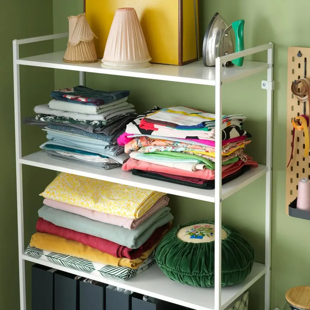 Стеллаж - IKEA JONAXEL, 80х38х160 см, белый, ЙОНАКСЕЛЬ ИКЕА