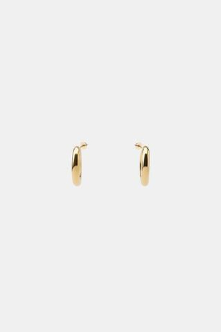 ZARA СЕРЬГИ-КОЛЬЦА, ЗОЛОТИСТЫЙ