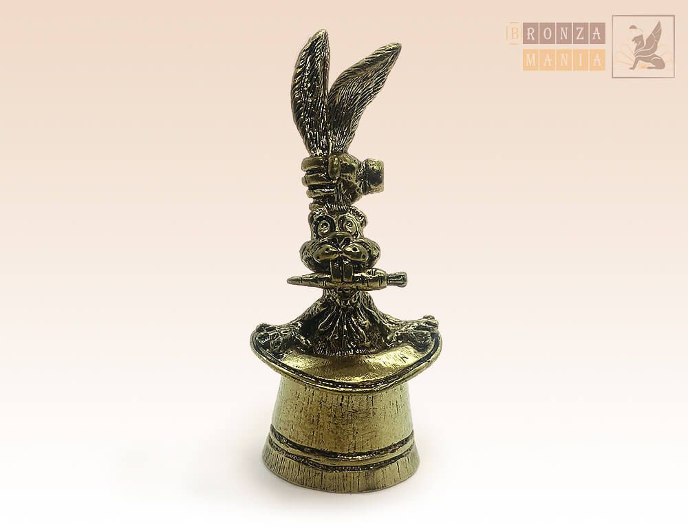 колокольчик Заяц - Кролик в шляпе