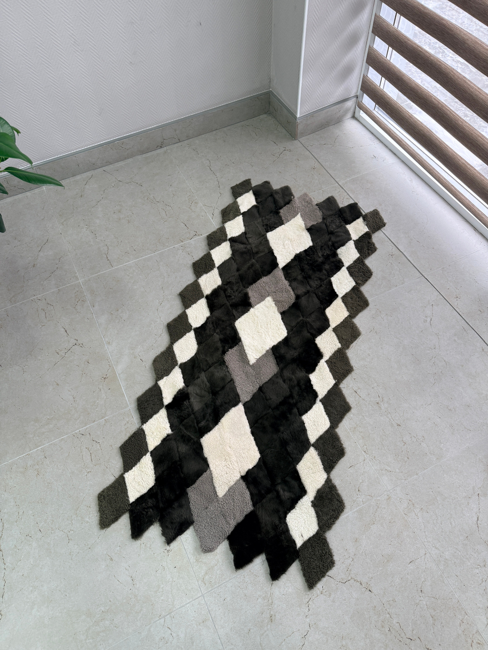 Меховой Коврик прикроватный накидка на кресло из овчины