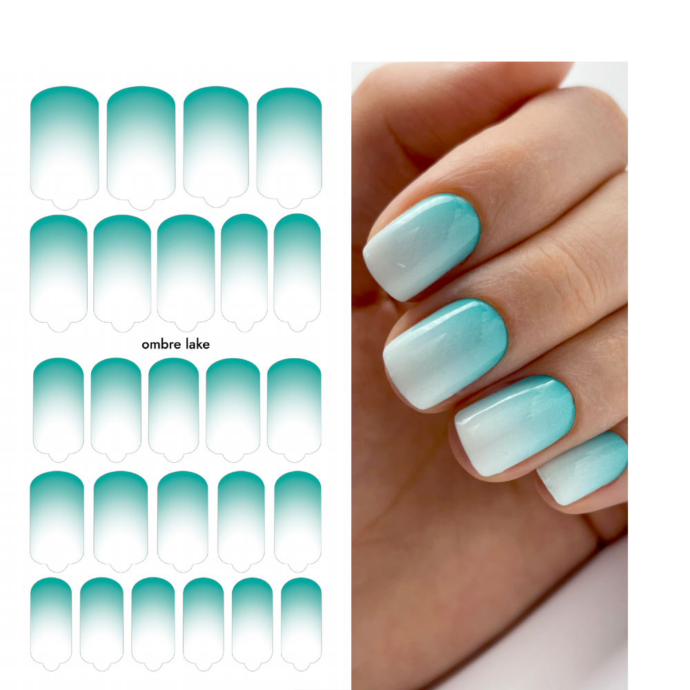 Пленки для маникюра Provocative Nails Ombre lake