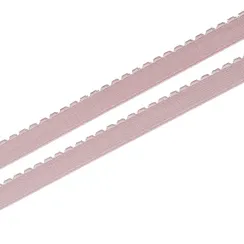 Резинка отделочная пыльно-розовая 12 мм (цв. 019), 641/12