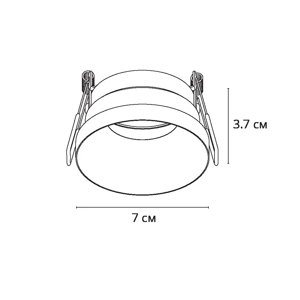 Точечный встраиваемый светильник Arte Lamp