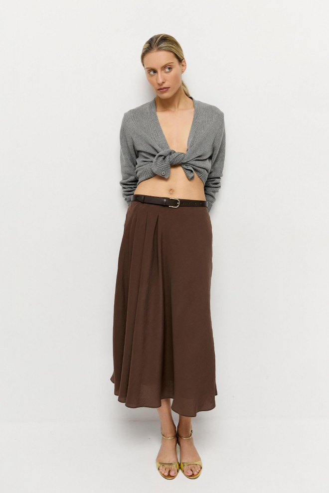 Юбка летящая из купры