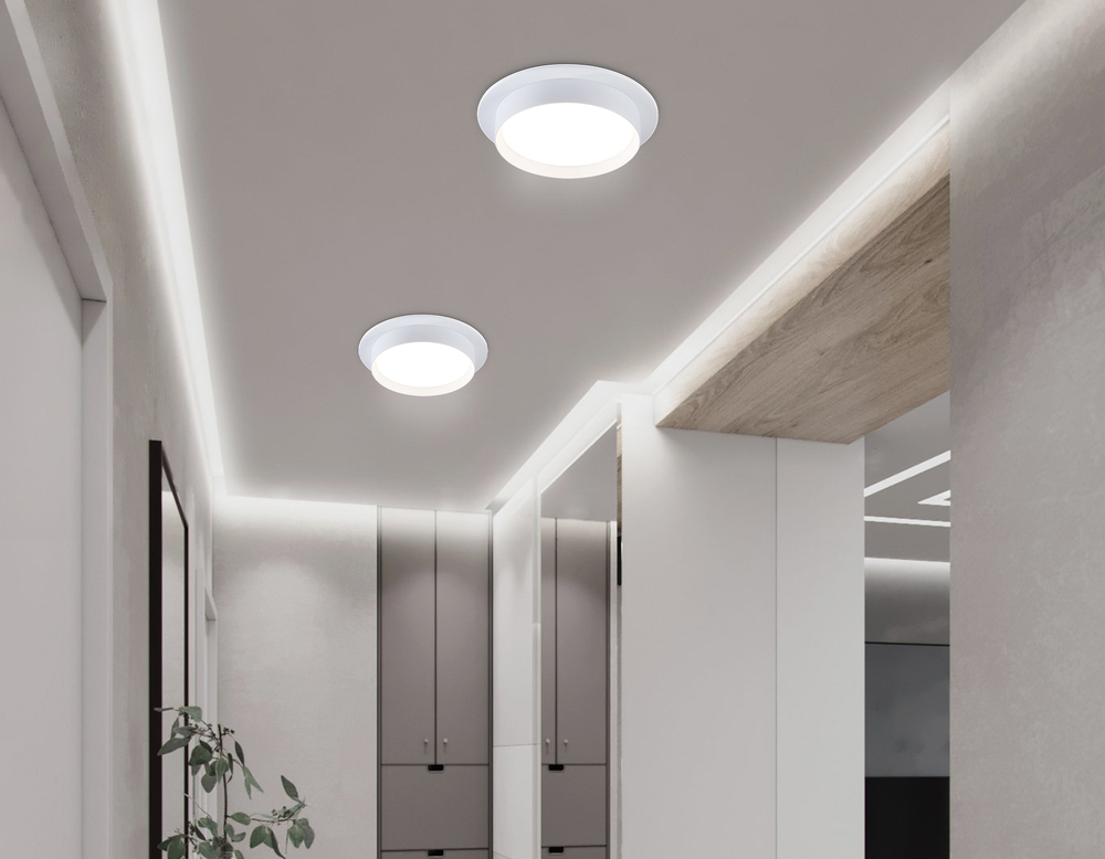 Светильник встраиваемый TN5225 WH белый GX53 D110*35