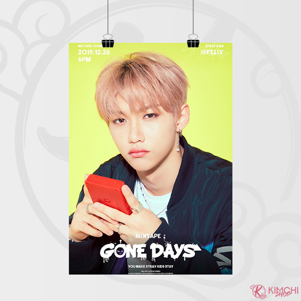 Постер А4 - STRAY KIDS - Gone Days