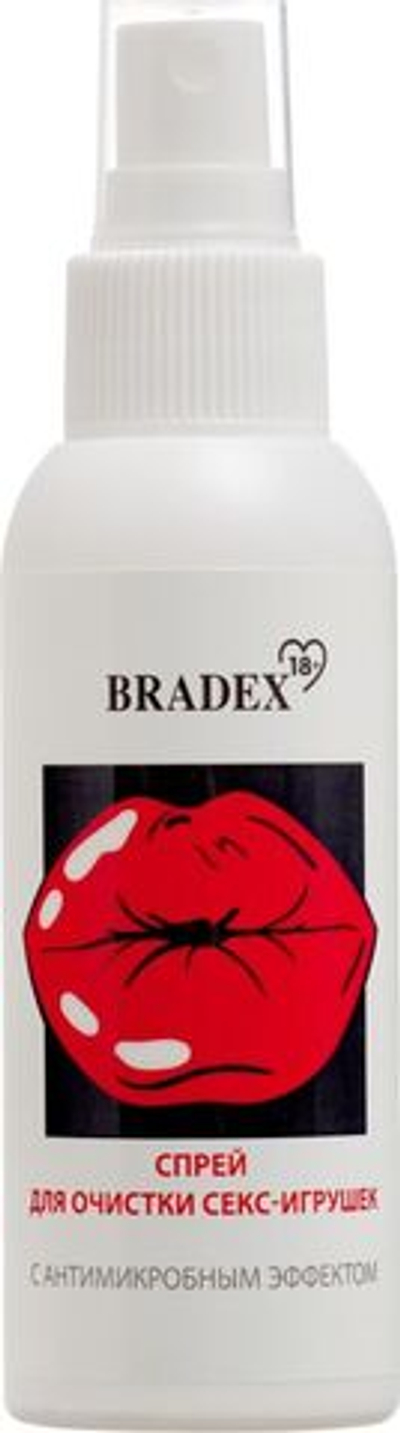 Антибактериальный спрей Bradex для очистки секс-игрушек - 100 мл.