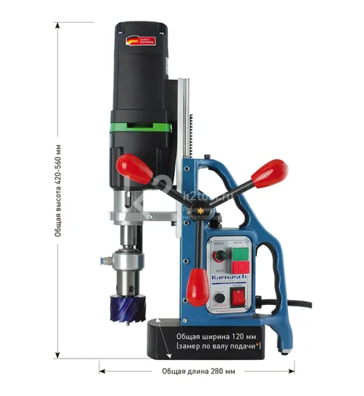 Магнитный сверлильный станок Karnasch KATV 55 BLUE-MAG
