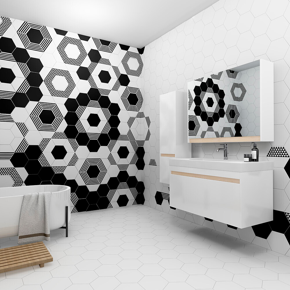 Керамогранит Kerama Marazzi Буранелли белый 231х200х7 мм (22 шт.=0,76 кв.м)