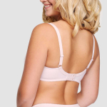 Лёгкий бюстгальтер-балконет с мягкой чашкой на каркасах (Размер: 70F) (Цвет: черный с бежевым)