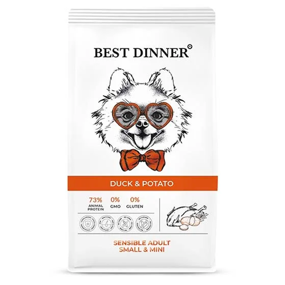 Best Dinner Sensible Adult Mini Duck & Potato для собак