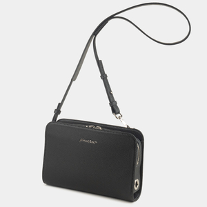 Сумка-трансформер Elodie из кожи теленка, черного цвета