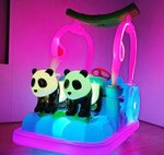 Прокатный аттракцион «Семья Панд» Электромобиль