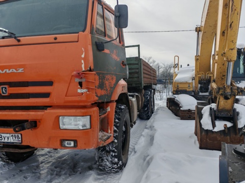 Ижевский Крановый Завод 3367* на шасси КамАЗ 43118 6x6 Бортовой с КМУ 3367A1-03 (Дизельный, 11,8 л,