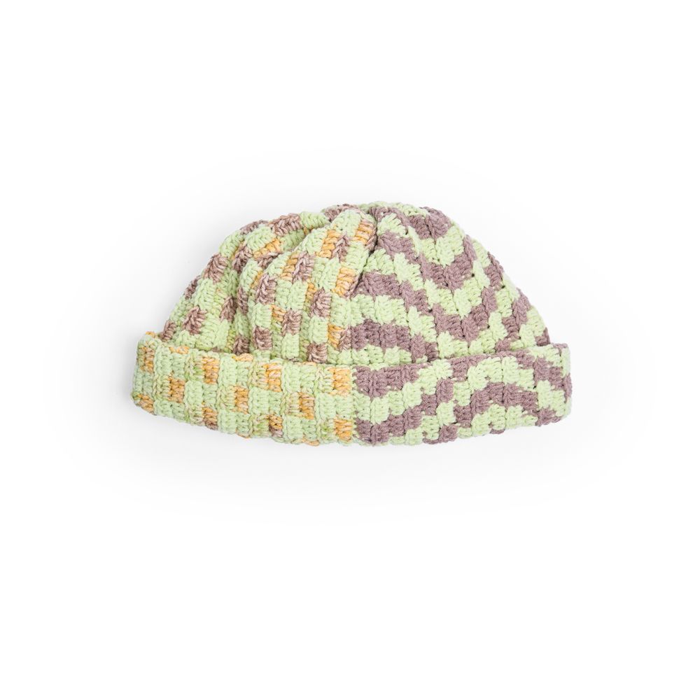 Шапка Jacob Cro Beanie Twins &quot;Mint/Beige Melange&quot;