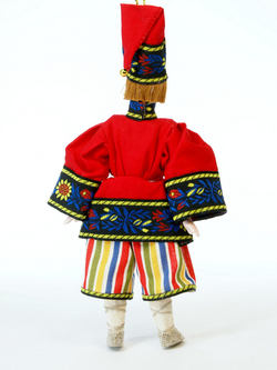 Кукла-подвеска сувенирная Петрушка