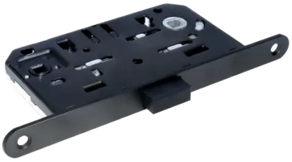 Защелка межкомнатная M1895 BL с ответной планкой, магнитная сантехническая, цвет черный