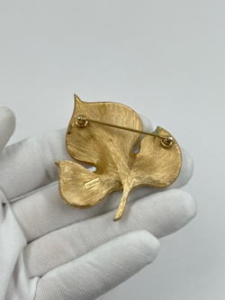 Брошь Листик Trifari