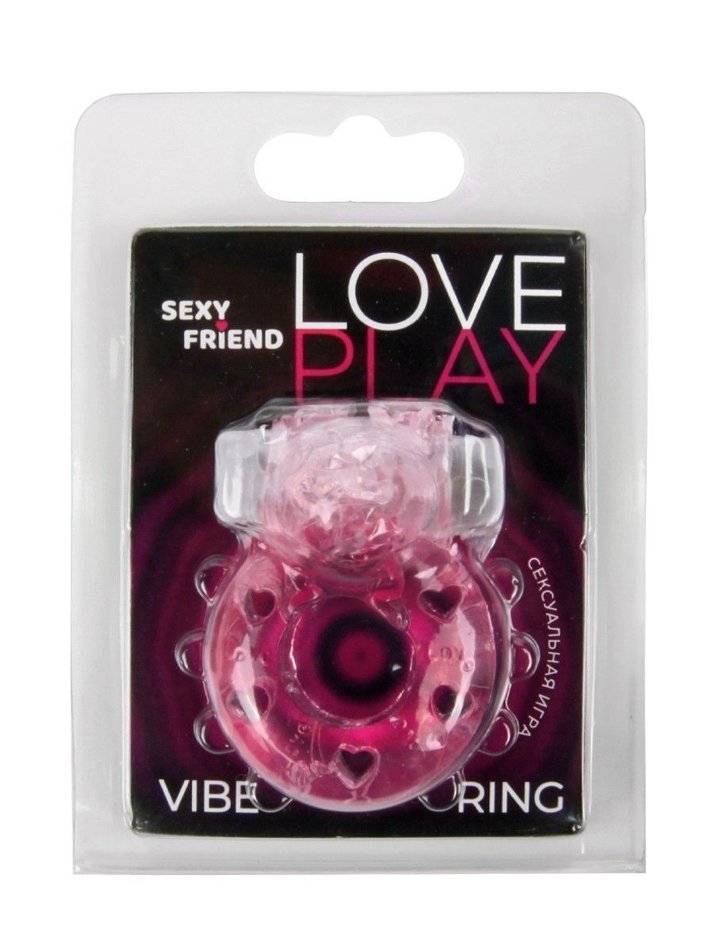 Розовое эрекционное виброкольцо в форме зайчика (Цвет: розовый)