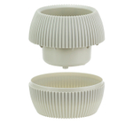 Кашпо ПИКАНТО круглое D115мм 0,35 л с пристегнутым поддоном