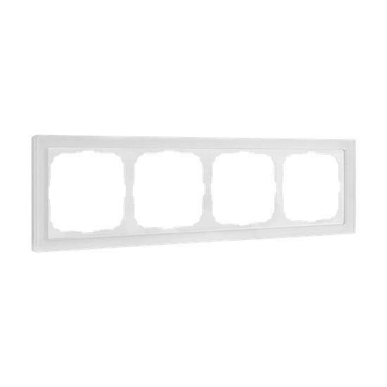 Рамка 4-м ArtGallery Pure матов. органич. стекло бел. SE GAL330104