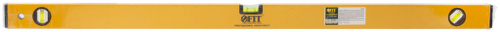 18244 Уровень "Магнит", 3 глазка, желтый усиленный корпус, магниты, шкала, Профи 400 мм FIT---