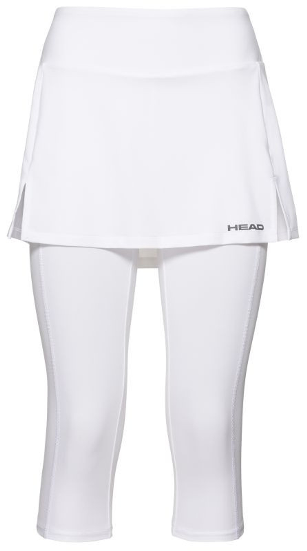 Теннисная юбка Head Club 3/4 Tights Skort - white - купить по выгодной цене  | Теннисный магазин tennis-store.ru