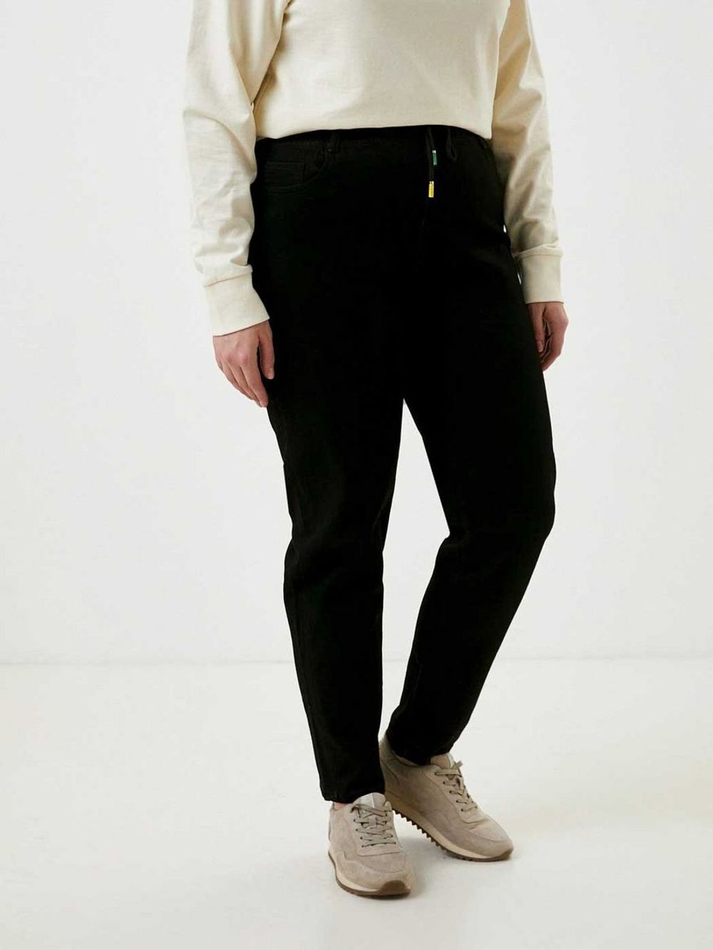 Джинсы на резинке больших размеров