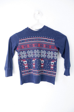 Джемпер с принтом на 3-4 года