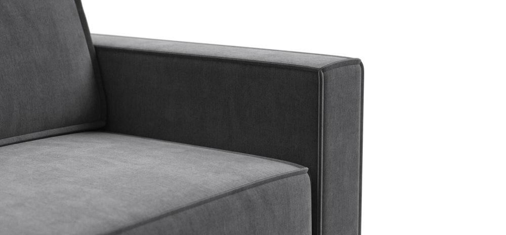 Диван BOSS SOFT MODOOL велюр Monolit серый